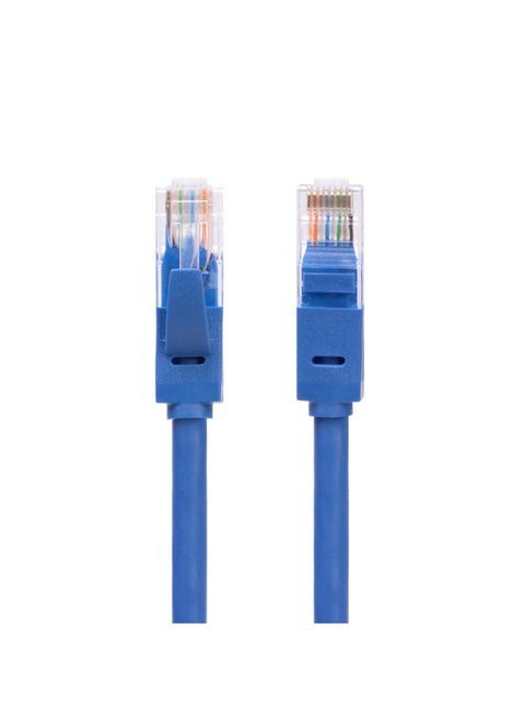 Super Six Kinds Of Network Cable Network Speed Cat6 Home Router Computer Broadband 0.3 Meters -15 Meters Six Kinds Of Jumper-Color:Blue-Line Length:0.3 M