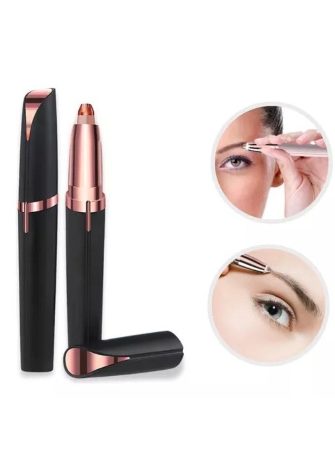 Generic - Electric Eyebrow Trimmer, Precision Hair Remover Razor for Women Men, Instant and Painless Facial Hair Removal Shaver Device - Image 1