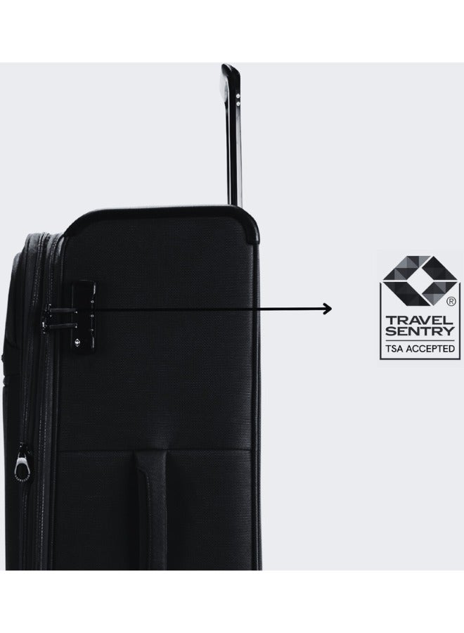 VERAGE Toledo 3 Pieces Luggage Sets, Softside Expandable Spinner Wheel Suitcase - Image 4