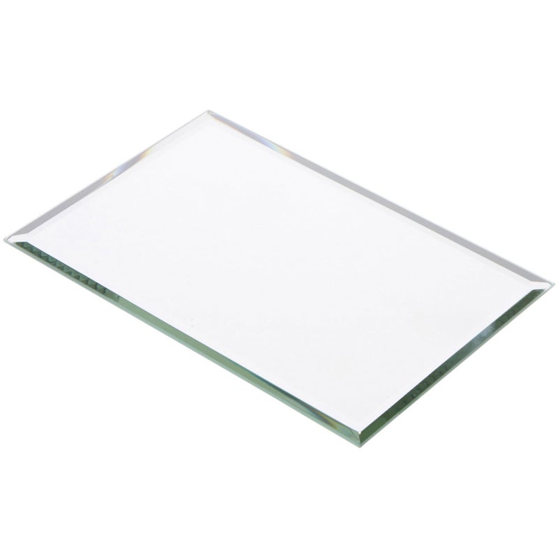 Plymor Plymor 4 x 6 Rectangle 3mm Thick Beveled Glass Mirror Pack of 3 