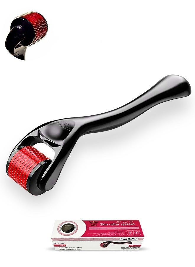 أيه بي جي بكرات الجلد لنمو الشعر - 540 microneedles نظام العناية بالبشرة - Image 1