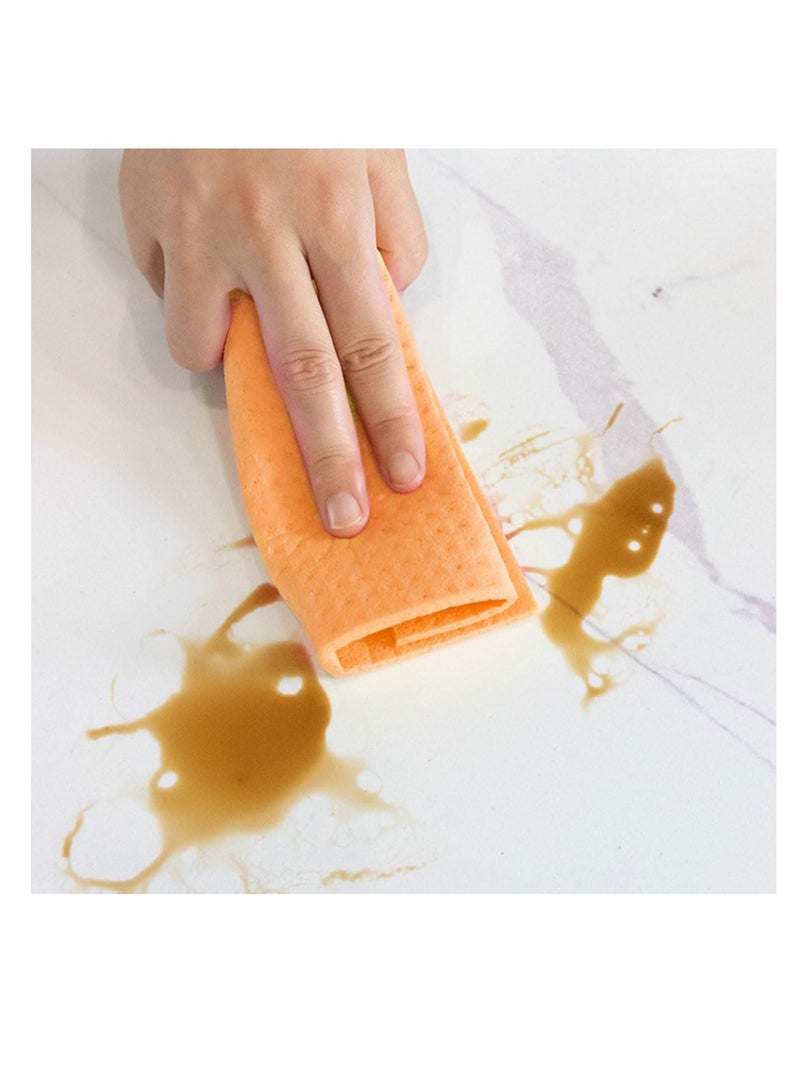 ECVV® 5 عبوة من الأقمشة الإسفنجية متعددة الاستخدامات عالية الامتصاص | تمتص السوائل بسرعة | تمسح بسلاسة، تمتص بشكل فعال | مثالية لمهام المطبخ والتنظيف - Image 2