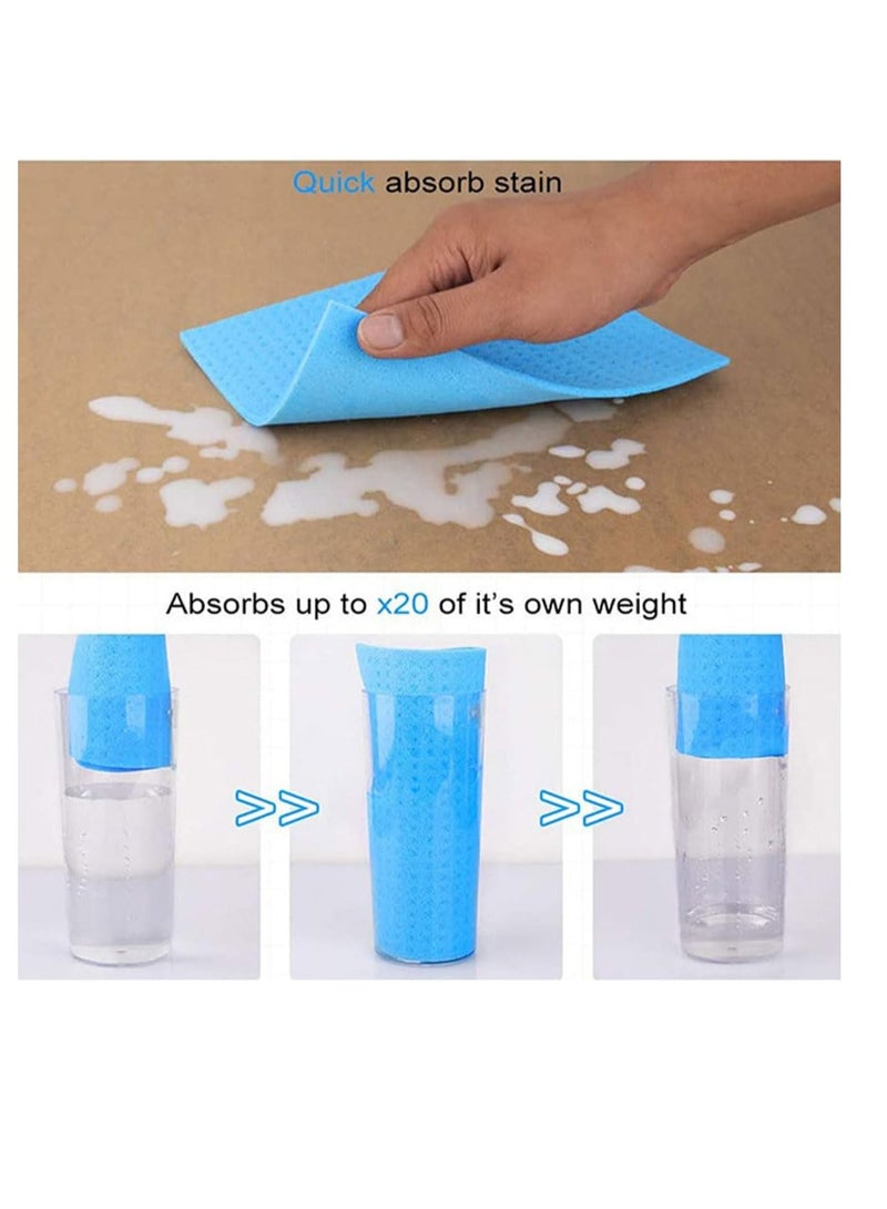 ECVV® 5 عبوة من الأقمشة الإسفنجية متعددة الاستخدامات عالية الامتصاص | تمتص السوائل بسرعة | تمسح بسلاسة، تمتص بشكل فعال | مثالية لمهام المطبخ والتنظيف - Image 3