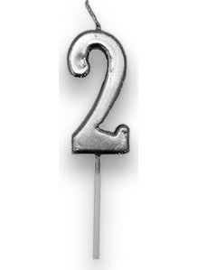 FN - Accessory Small Size 2 Number Candle - Image 1