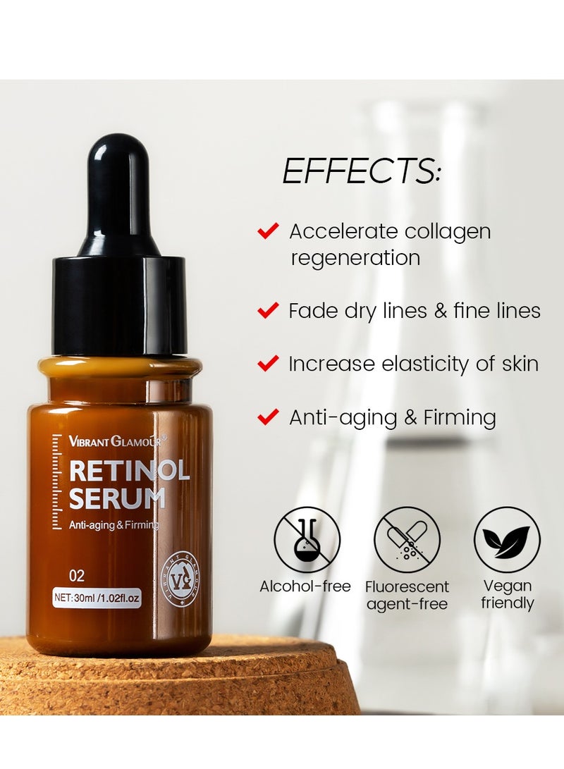 فايبرنت جلامور مجموعة فيبرانت جلامور ريتينول كريم وسيروم وتونر للوجه - Image 2