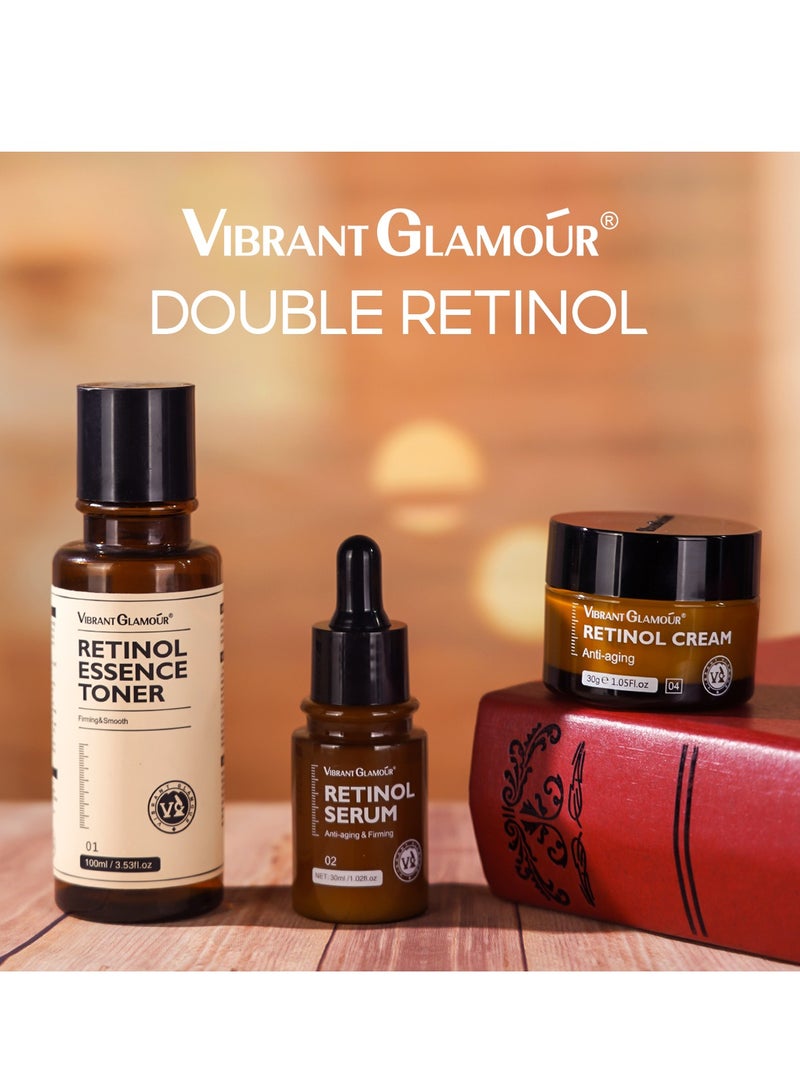 فايبرنت جلامور مجموعة فيبرانت جلامور ريتينول كريم وسيروم وتونر للوجه - Image 5