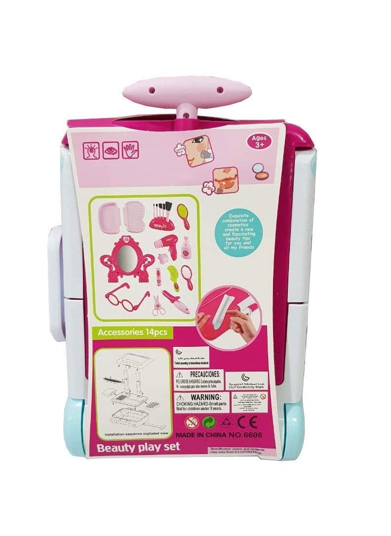 Generic - Makeup Dressing Table Glamour and Beauty Briefcase Playset For Girls - Image 1