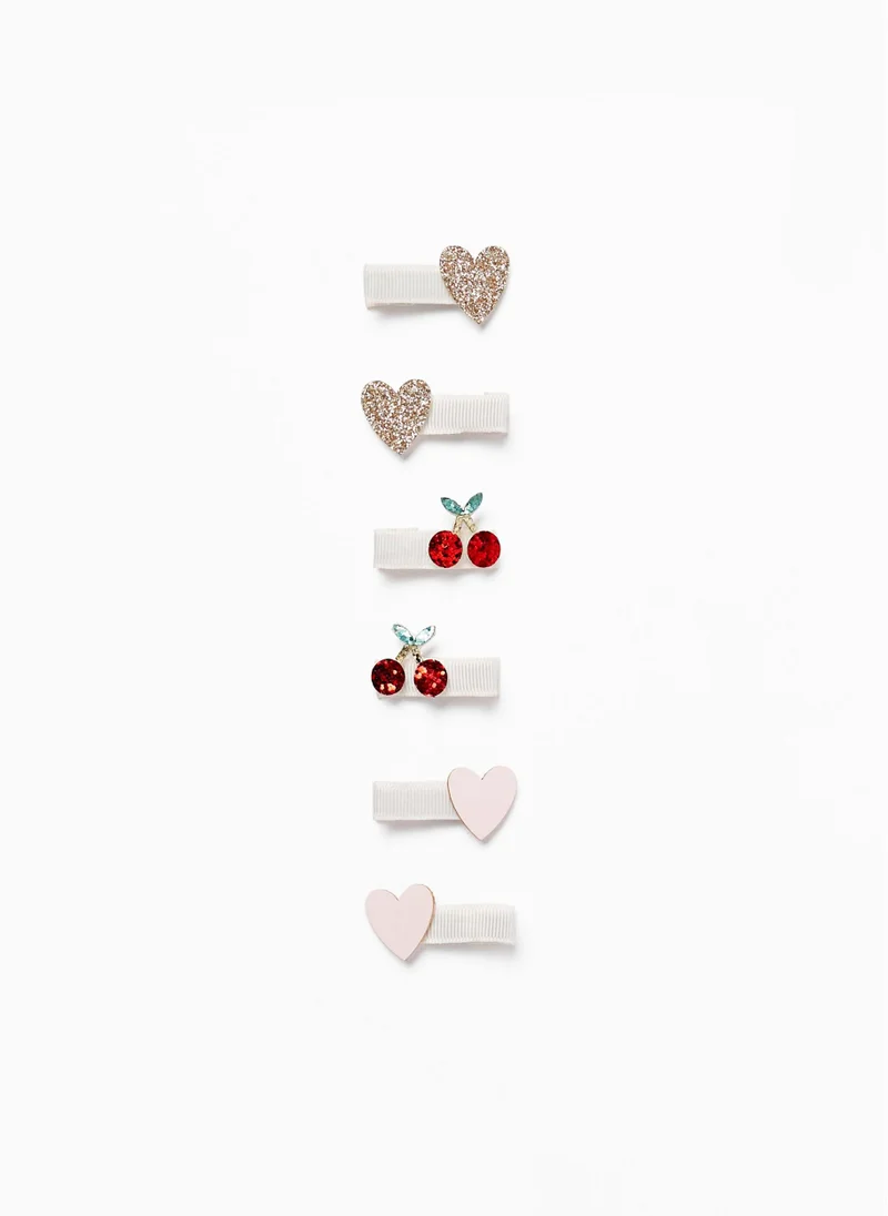 Zippy Zippy Pack 3 Pairs of Hair Clips for Girls
