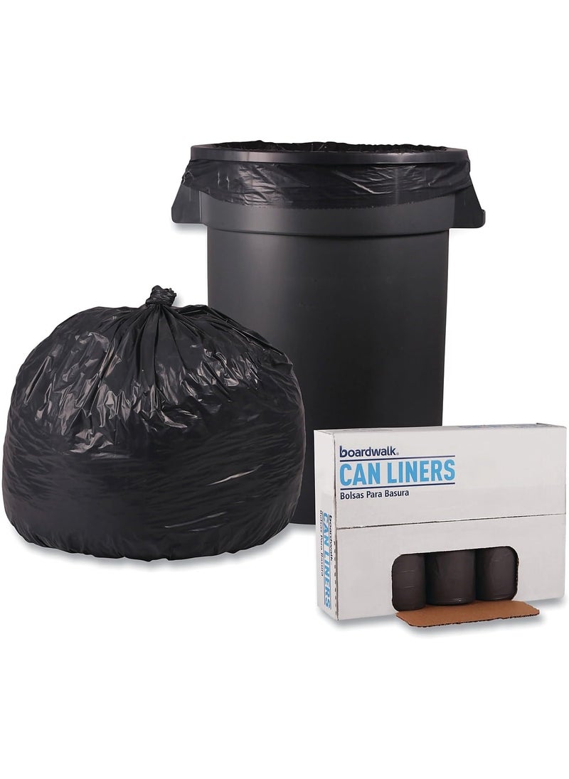 boardwalk Boardwalk 3339SEH LowDensity Can Liners 33gal 11mil 33 x 39 Gray 25 BagsRoll 4 RollsCT  - Image 4
