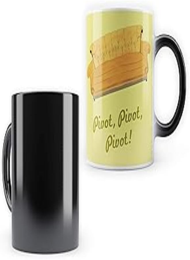 MC SID RAZZ MC SID RAZZ - Friends TV Series- Pivot Morphing Magic Heat Changing Mug (with Gift Coaster) - Officially Licensed by Warner Bros USA 
