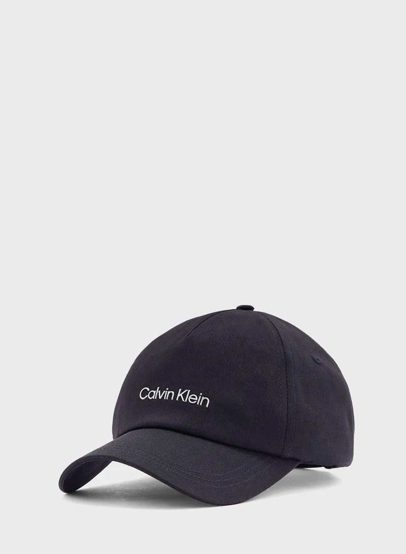 CALVIN KLEIN Logo Detailed Curved Peak Cap