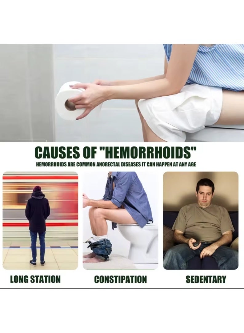 Natural Herbal Hemorrhoid Spray, Internal & External Hemorrhoid Treatment, Fast Acting Herbal Relief Cream - Image 5