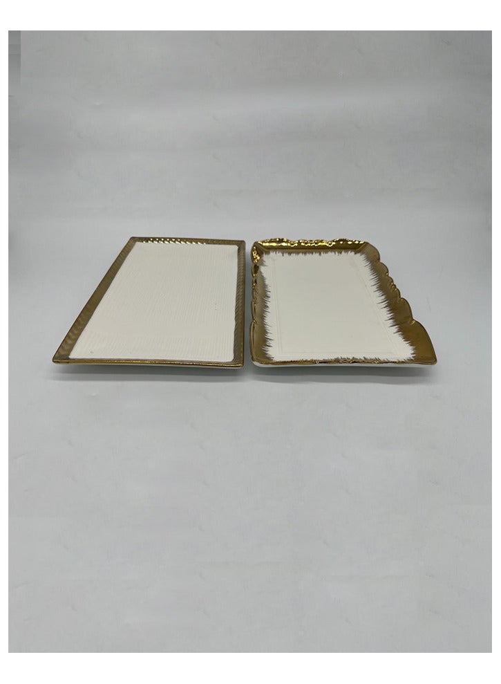 A set of serving dishes with an elegant design, 26 x 16 cm - Image 4