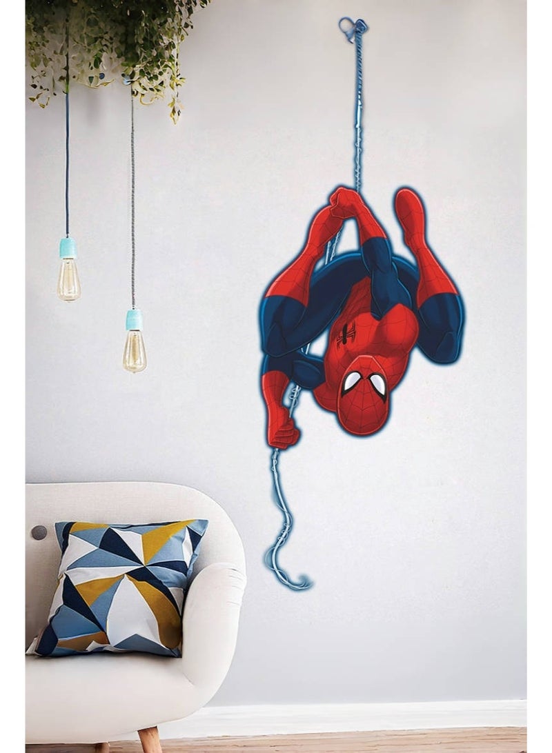 Spiderman Wall Sticker Detachable PVC Material 3D Cartoon Wall Sticker for Kids Room Bedroom Wall Decor - Image 3