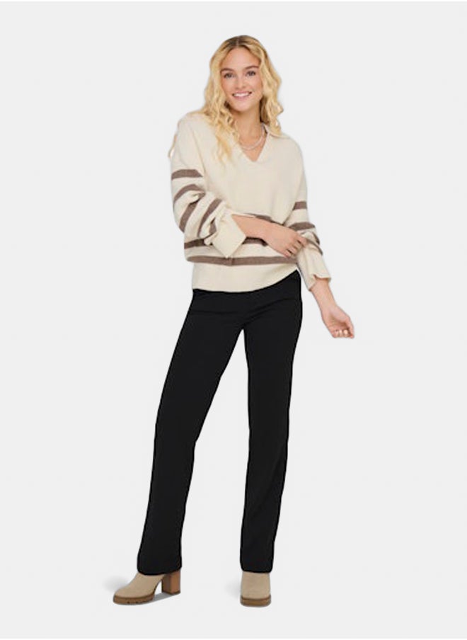 ONLY Onlmonna Ls Polo Splitneck Collar Cc Knt  - Image 1