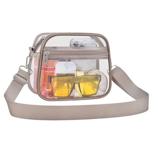 USPECLARE Clear Bag for Stadium Events Clear Sports Fan Handbags Purses with Adjustbale Strap for Concerts Festivals Game Day - Image 3