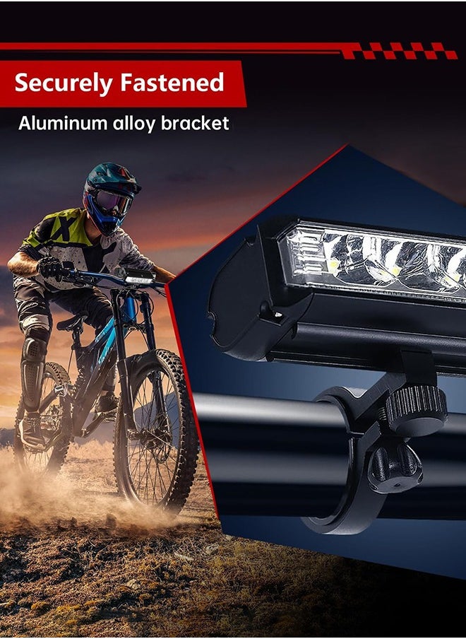 Garlo Bright Bike Light for Night Riding, 1000 Lumen Bicycle Light High Beam Low Beam, USB Rechargeable Bicycle Headlight Set, Waterproof Bike Headlight and Taillight for Adult Kid Mountain  - Image 4
