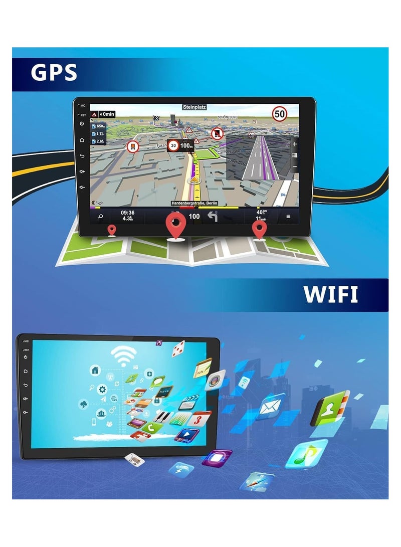 SHEZA STAR Android Car Stereo for Renault Duster Logan 1 Sandero lada 2009-2015 Dacia Duster 4GB RAM 64GB ROM 9 Inch Support Apple Carplay MirrorLink WiFi BT, 2.5D IPS Touch Screen with AHD Camera Included - Image 5