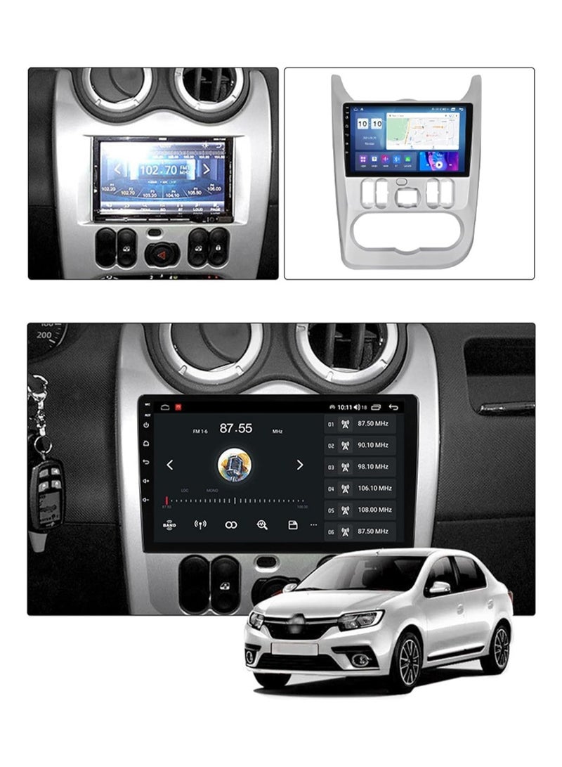 SHEZA STAR Android Car Stereo for Renault Duster Logan 1 Sandero lada 2009-2015 Dacia Duster 4GB RAM 64GB ROM 9 Inch Support Apple Carplay MirrorLink WiFi BT, 2.5D IPS Touch Screen with AHD Camera Included - Image 2