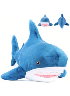 MAGIC VAULT Shark Pillow Toy - Soft Plush Cushion Pillow, Cute Shark Plushie for Kids & Adults, 50cm, Birthday Gift, Comfort Toy, Decorative Pillow, Comfortable Shark Cushion for Home & Office  - Image 1
