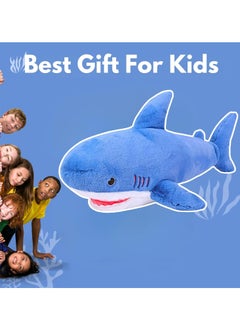 MAGIC VAULT Shark Pillow Toy - Soft Plush Cushion Pillow, Cute Shark Plushie for Kids & Adults, 50cm, Birthday Gift, Comfort Toy, Decorative Pillow, Comfortable Shark Cushion for Home & Office  - Image 4