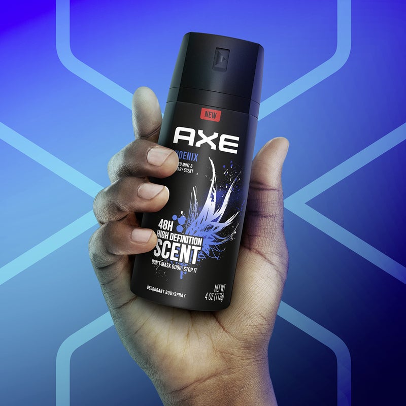 Axe بخاخ جسم أكس مزيل العرق لحماية طويلة الأمد من الروائح، مزيل العرق فينيكس للرجال مص formulated بدون الألمنيوم، 4 أونصات (عبوة من 4) - Image 3
