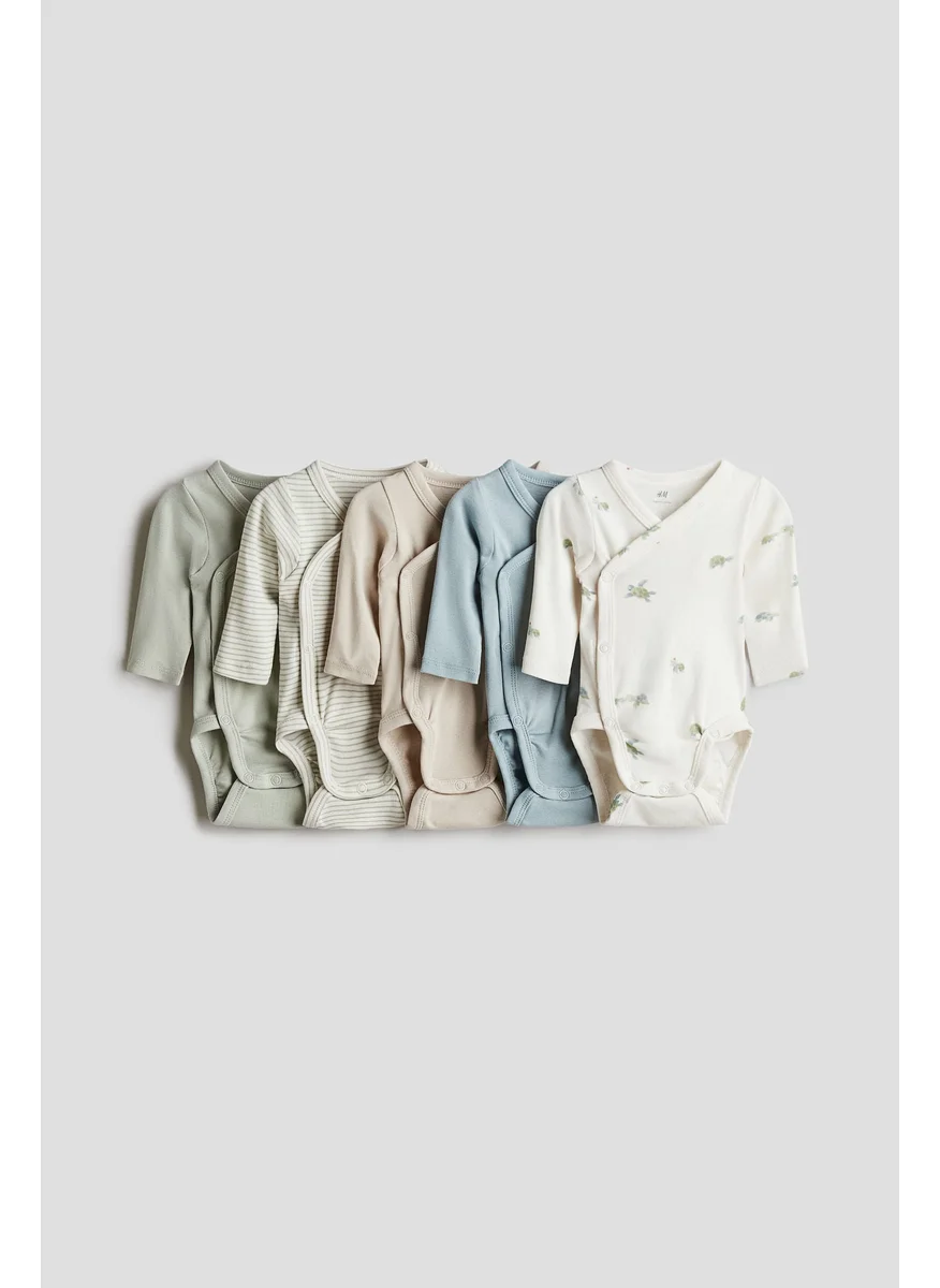اتش اند ام 5-Pack Wrapover Bodysuits