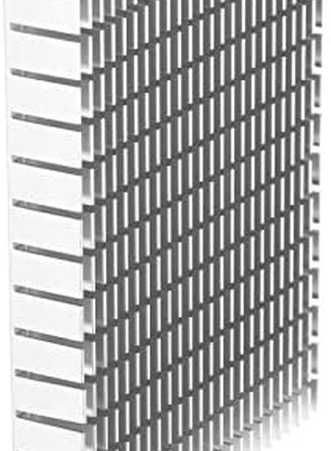 مشتت حرارة الألومنيوم الأبيض 150x120x20مم مبرد فعال لوحدة المعالجة المركزية واللوحات الإلكترونية - Image 4