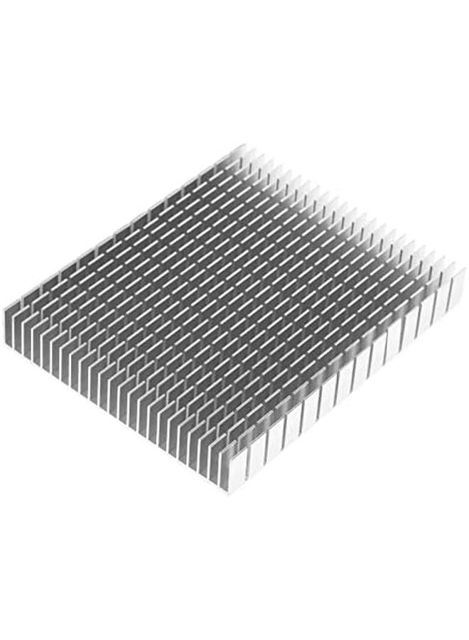 مشتت حرارة الألومنيوم الأبيض 150x120x20مم مبرد فعال لوحدة المعالجة المركزية واللوحات الإلكترونية - Image 3