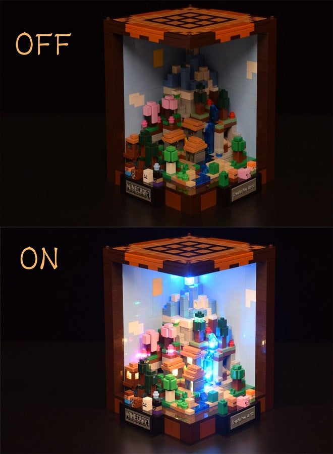 LightGo LED Lighting Kit Designed for Lego 21265 Compatible with Minecraft The Crafting Table Building Set - Not Include Model - Image 4