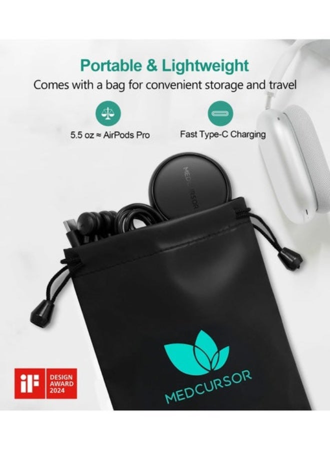 MEDCURSOR TENS and EMS Muscle Stimulator with 25 Intensities, Dual Channels & App Control – Portable Pain Relief Massager for Body Relaxation - Image 5