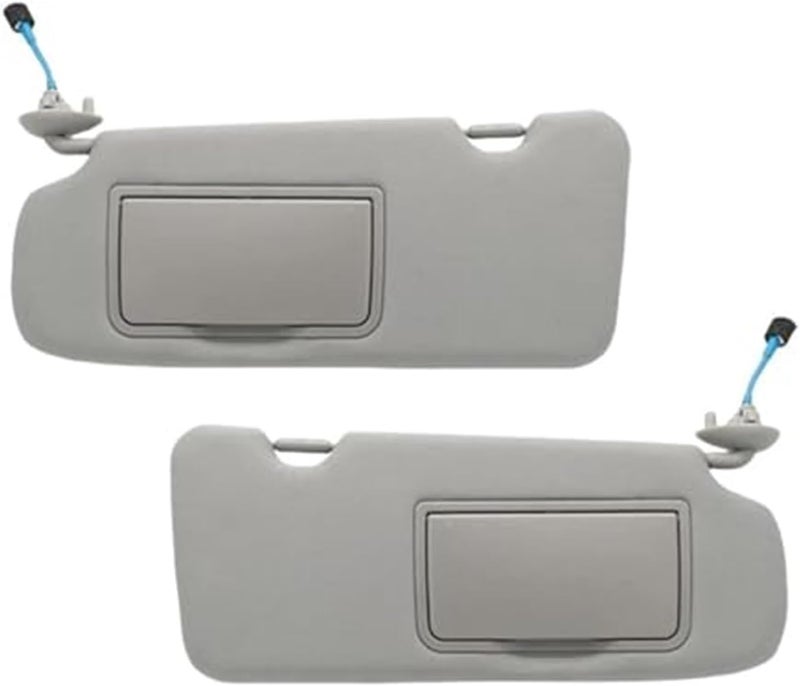 Wivplex Car Sunscreen Shade with Dual Lighting Makeup Mirror