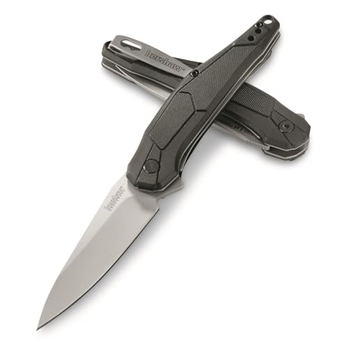 Kershaw Lightyear Assisted Opening Knife Black GFN (3.1" Bead Blast) 1395 - Image 1