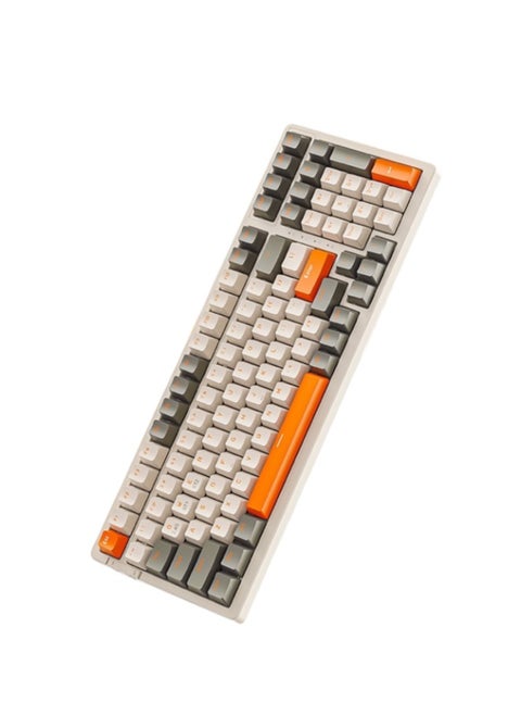 K96 Wireless Mechanical Keyboard Gaming Keyboard Dual Mode 2.4G BT5.0 2-in-1 Receiver Hot Swappable Red Switches Pad