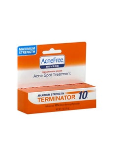 AcneFree AcneFree Terminator 10 Acne Spot Treatment with Benzoyl Peroxide 10% Maximum Strength Acne Cream Treatment, 1 Ounce - Pack Of 1  - Image 4