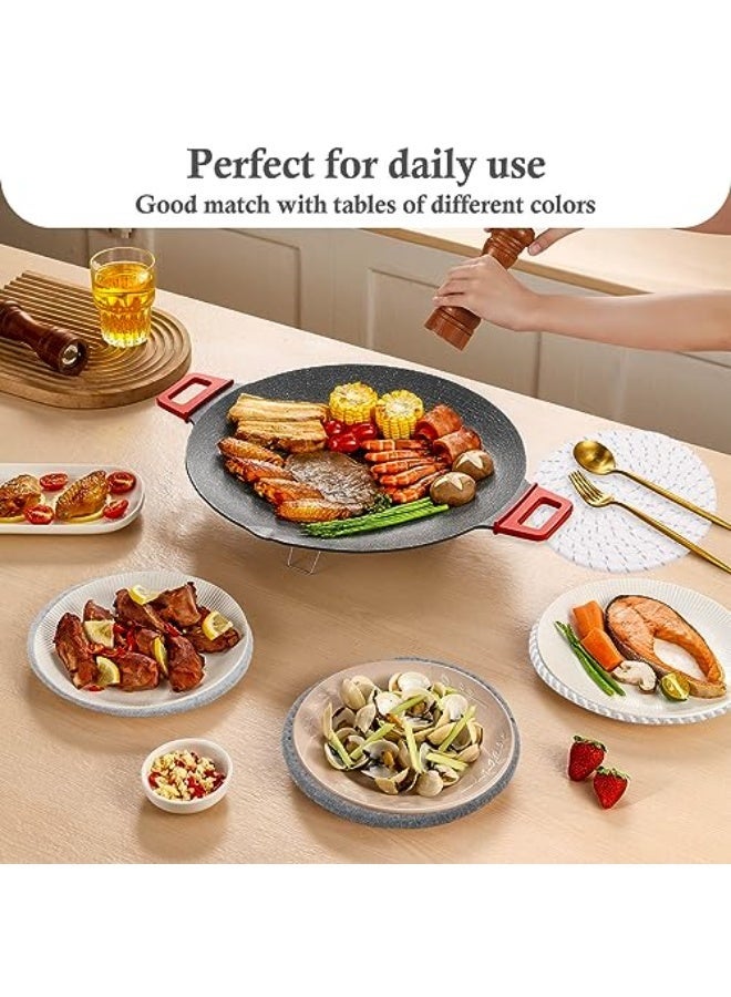 jaexest 7" Trivets for Hot Dishes, Hot pots and Pans, 4 Heat Resistant Hot Pads, Pot Holders for Kitchen, Hot Plate Mats for Kitchen Countertops, Table, Home Essentials, Farmhouse Decor - Image 2