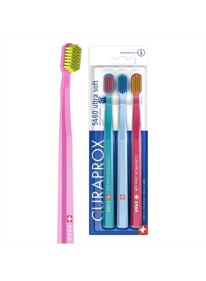 CURAPROX 5460 Ultrasoft Toothbrush, 3 Pack - Image 1