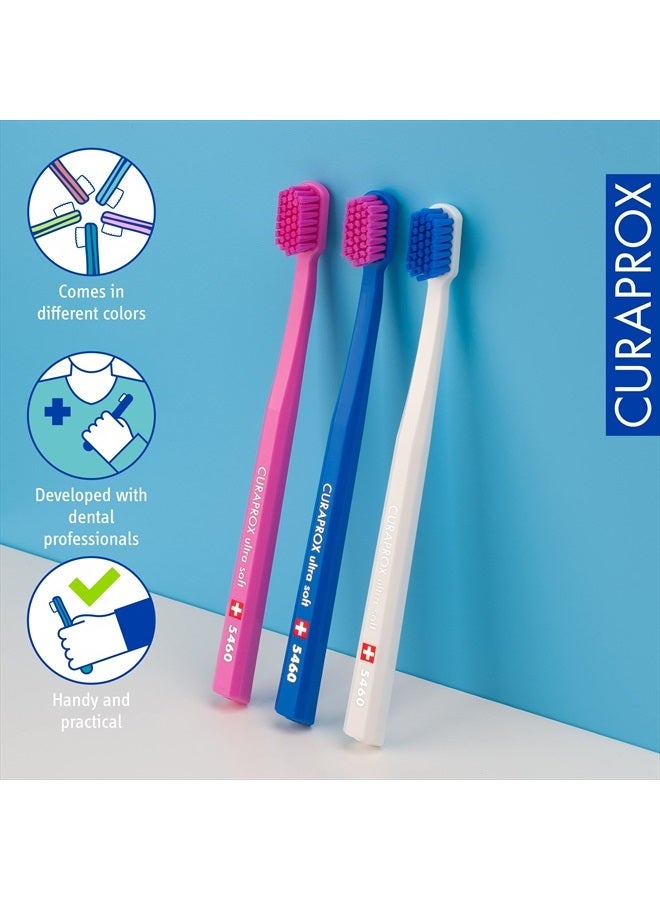 CURAPROX 5460 Ultrasoft Toothbrush, 3 Pack - Image 4