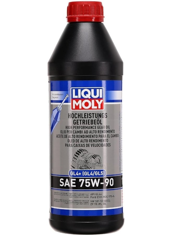 LIQUI MOLY Liqui Moly High Performance Gear Oil (Gl4+) 75W90 1L  - Image 1