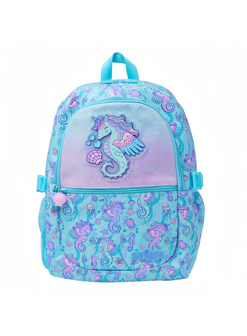 Smiggle Girls Sequin Student Backpack Primary and Secondary School Children Backpack Outdoor Leisure Bag Backpack 42*30CM