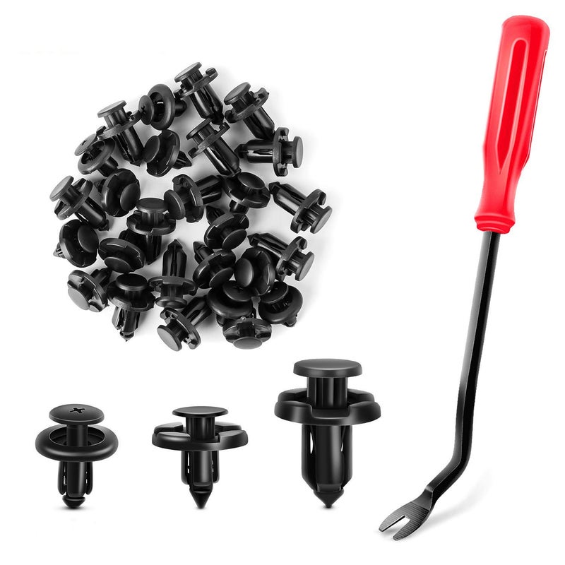 GOOACC 100PCS 7mm 8mm 10mm Compatible with Subaru Push Type Retainer Fasteners Rivets Clips OEM Upgrade for 90914-0007, 90913-0067 & 90914-0051 + Bonus Fastener Remover - Image 4