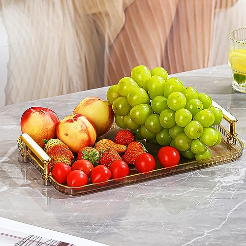 WUWEOT Nut and Candy Serving Tray, Divided Snack Serving Bowls, Plastic Compartment Appetizer Food Display Dish Platter with Lid Tray and Handle for Fruit Dessert Nuts Snacks Candy Chip Dip - Image 5
