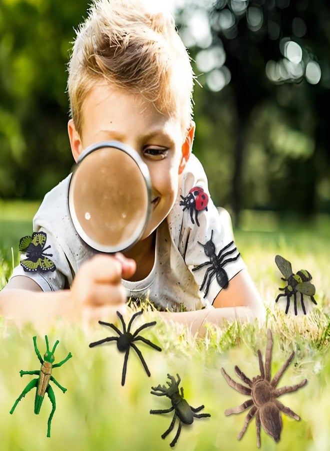 YOOHUA 24PCS Bug Toys Fake Plastic Bugs and Insects for Kids Toddler Halloween Birthday Party Favors Easter Valentines Basket Stuffers Goodie Bag Fillers April Fool's Day Prank Gifts Fake Bugs Toys - Image 3