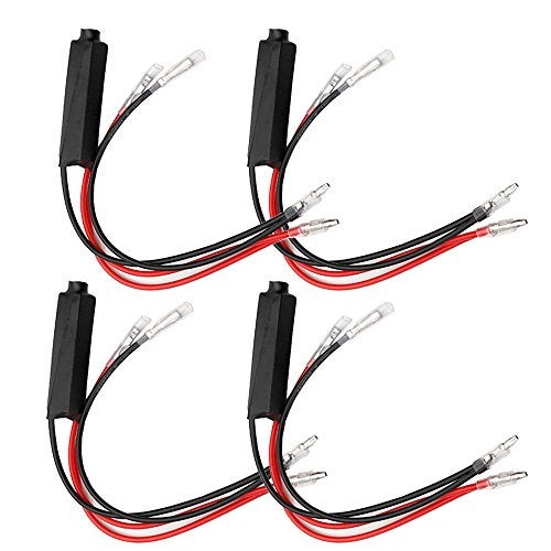 ESUPPORT 4 × مقاوم تحميل عالمي 12 فولت لمؤشر الدراجة النارية LED لإصلاح خطأ الوميض - Image 1