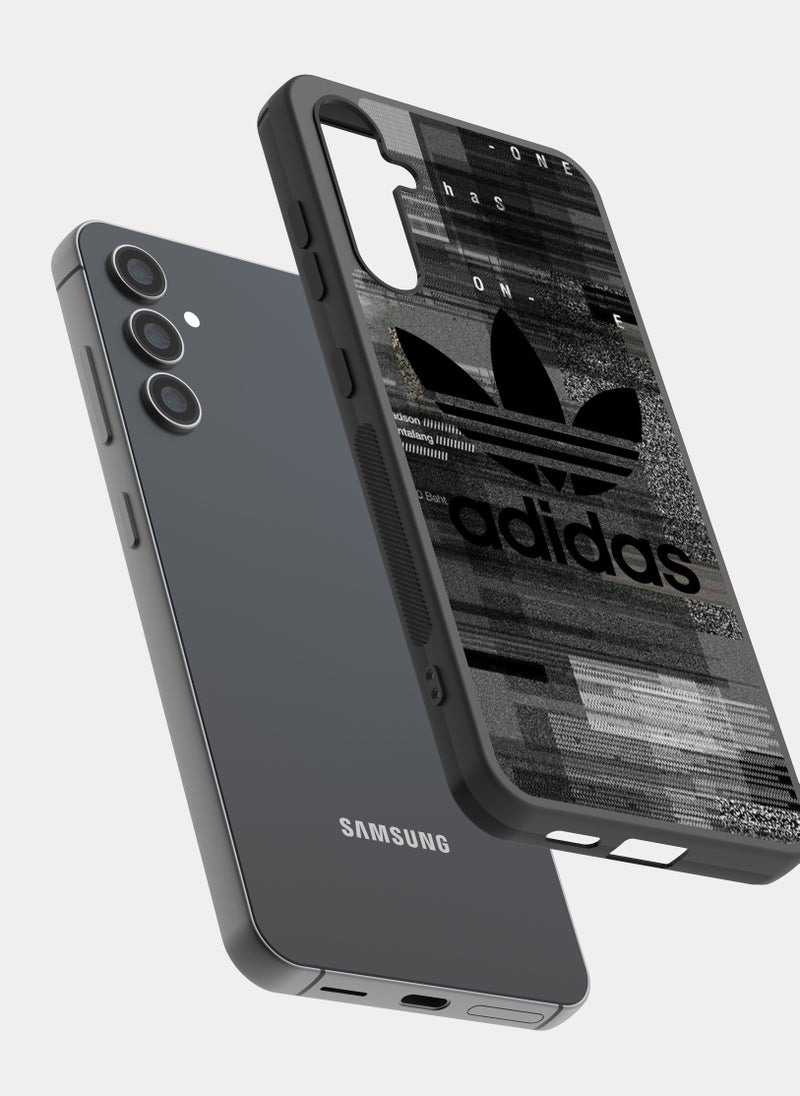 بكسلات كفر سامسونج جالكسي ايه 24 اديداس اسود و ابيض - Image 2