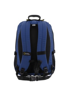 NATIONAL GEOGRAPHIC حقيبة ظهر للكمبيوتر National Geographic Explorer III RPET باللون الأزرق الملكي للرجال والنساء، حقيبة كمبيوتر محمول مبطنة مقاومة للماء متينة للسفر غير الرسمي في الهواء الطلق والمدرسة والمكتب  - Image 3