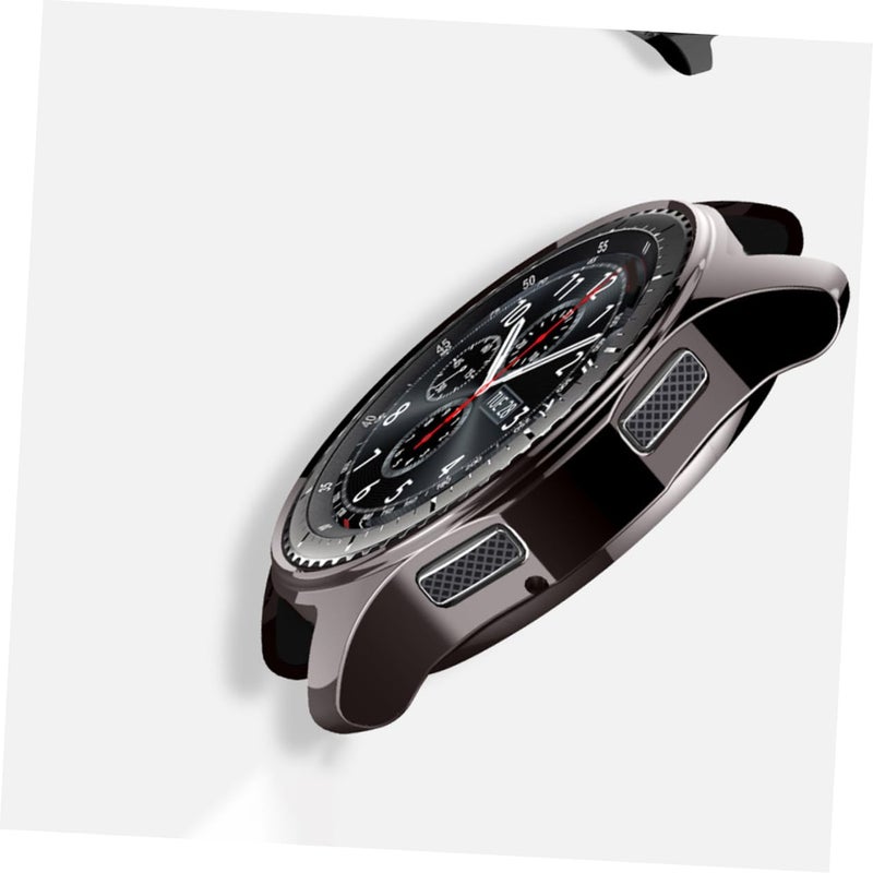 Grey TPU Protective Cover Case For Gear Shock Watch 2pcs Medium Size Lightweight Design - Image 5