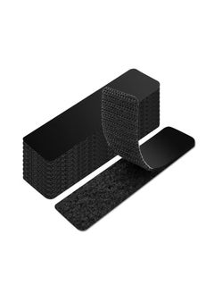 General 16 Sets Hook and Loop Tape Velcro Adhesive Strip Self Sticky Back Fastening Heavy Duty Double Side Mounting Tape Industrial Strength Interlocking Tape for Home, Reusable Double Sided 10CM * 2.5CM  - Image 2