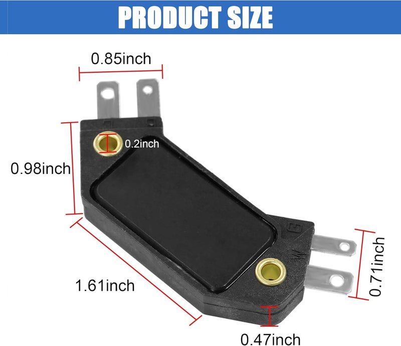 JDMSPEED New Ignition Module GM HEI 4 Pin D1906HT LX301 Replacement For Buick Chevy Pontiac Old 1974-1988 - Image 5