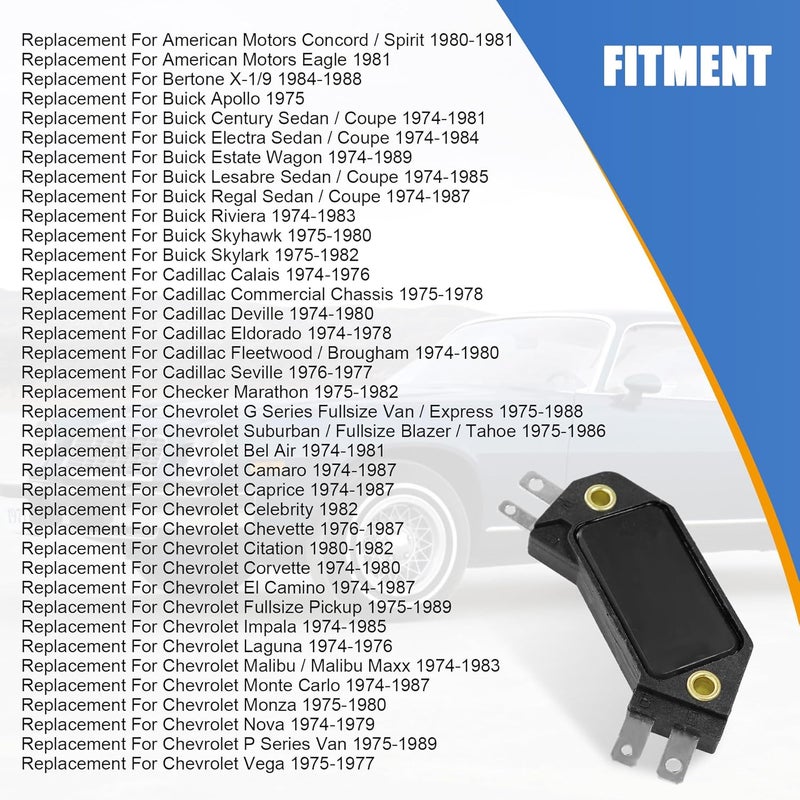 JDMSPEED New Ignition Module GM HEI 4 Pin D1906HT LX301 Replacement For Buick Chevy Pontiac Old 1974-1988 - Image 3